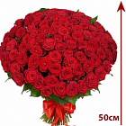 Красная роза 50 см