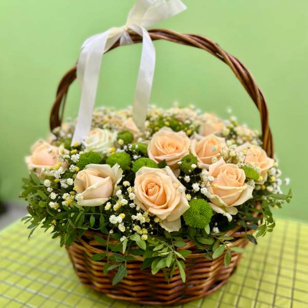 Цветы в корзине Дисперсия
