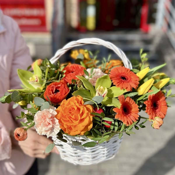 Цветы в козине Артефакт 