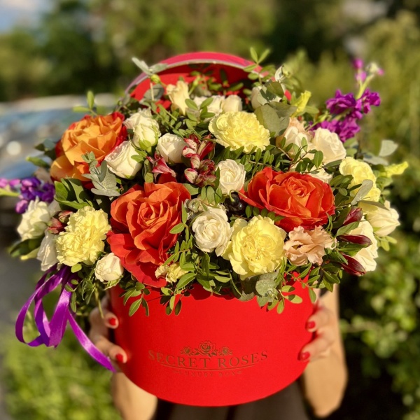 Цветы в коробке Прядь солнца